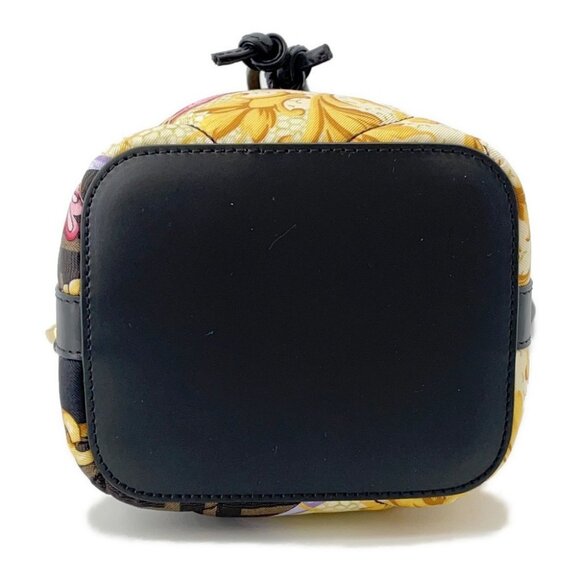 FENDI FENDI x Versace Mon Tresor Size Mini Nylon/Leather Multicolor/Brown 8BS010 - Picture 5 of 12